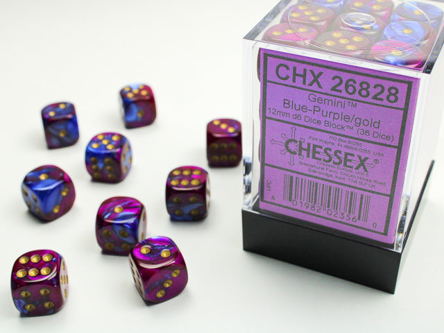 12MM d6 Dice Block (36 dice)