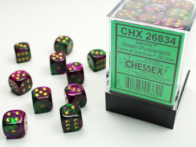 12MM d6 Dice Block (36 dice)