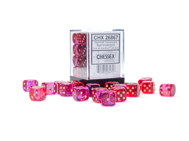12MM d6 Dice Block (36 dice)