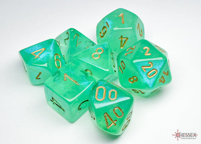 Borealis 7-die Set Light Green/gold Luminary