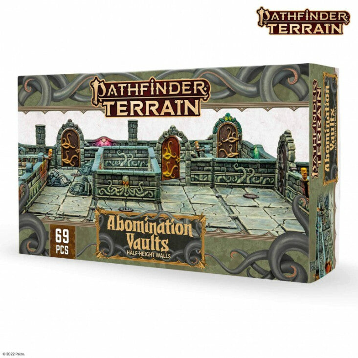 Dungeons & Lasers: Half-Height Walls - Pathfinder Terrain, Abomination Vaults image 0