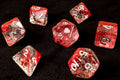 Polyhedral Dice Tube - Hearts image 0