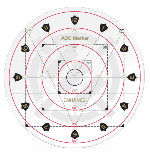 TTRPG Spell AoE Marker Template image 0