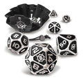 Metal Dice Set: Dragon Black (7) image 0