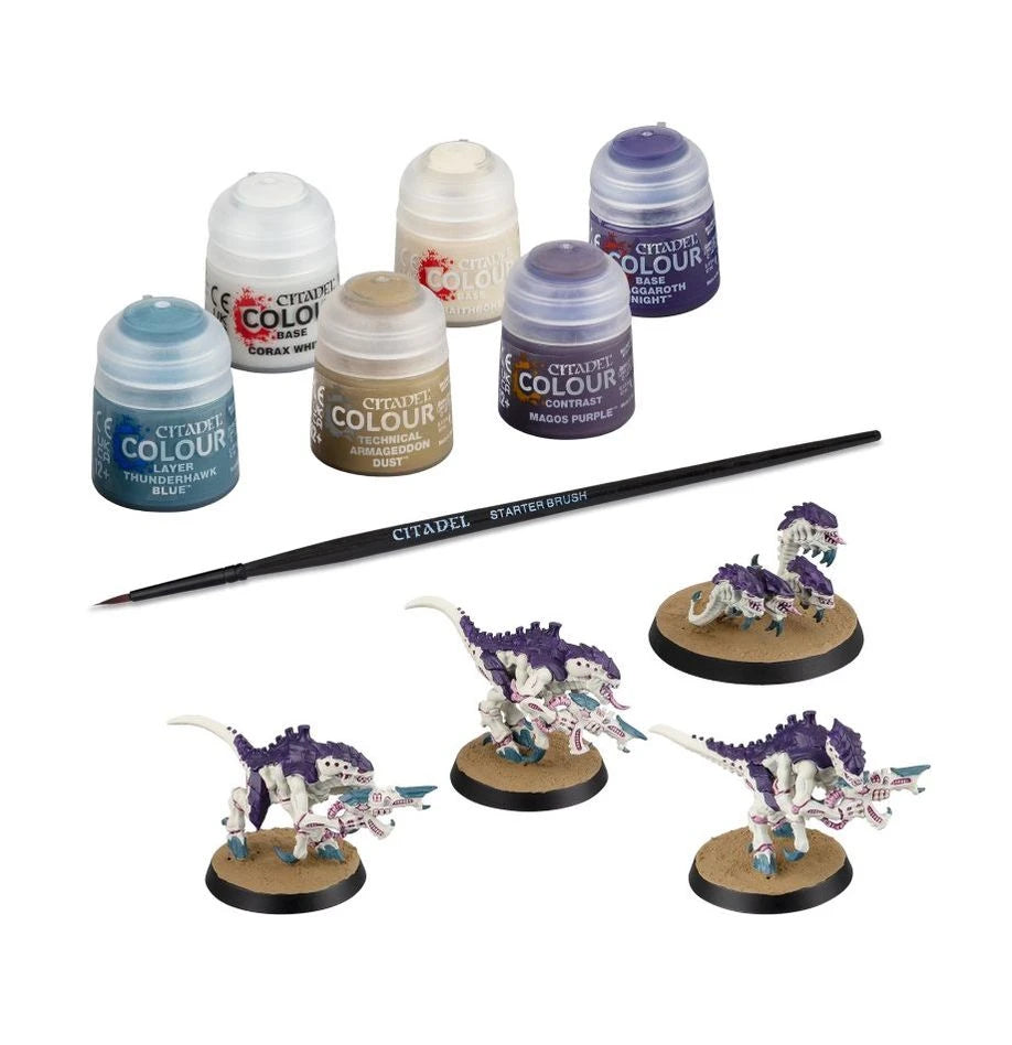 Tyranid: Termagants & Ripper Swarm + Paint Set - Warhammer 40,000