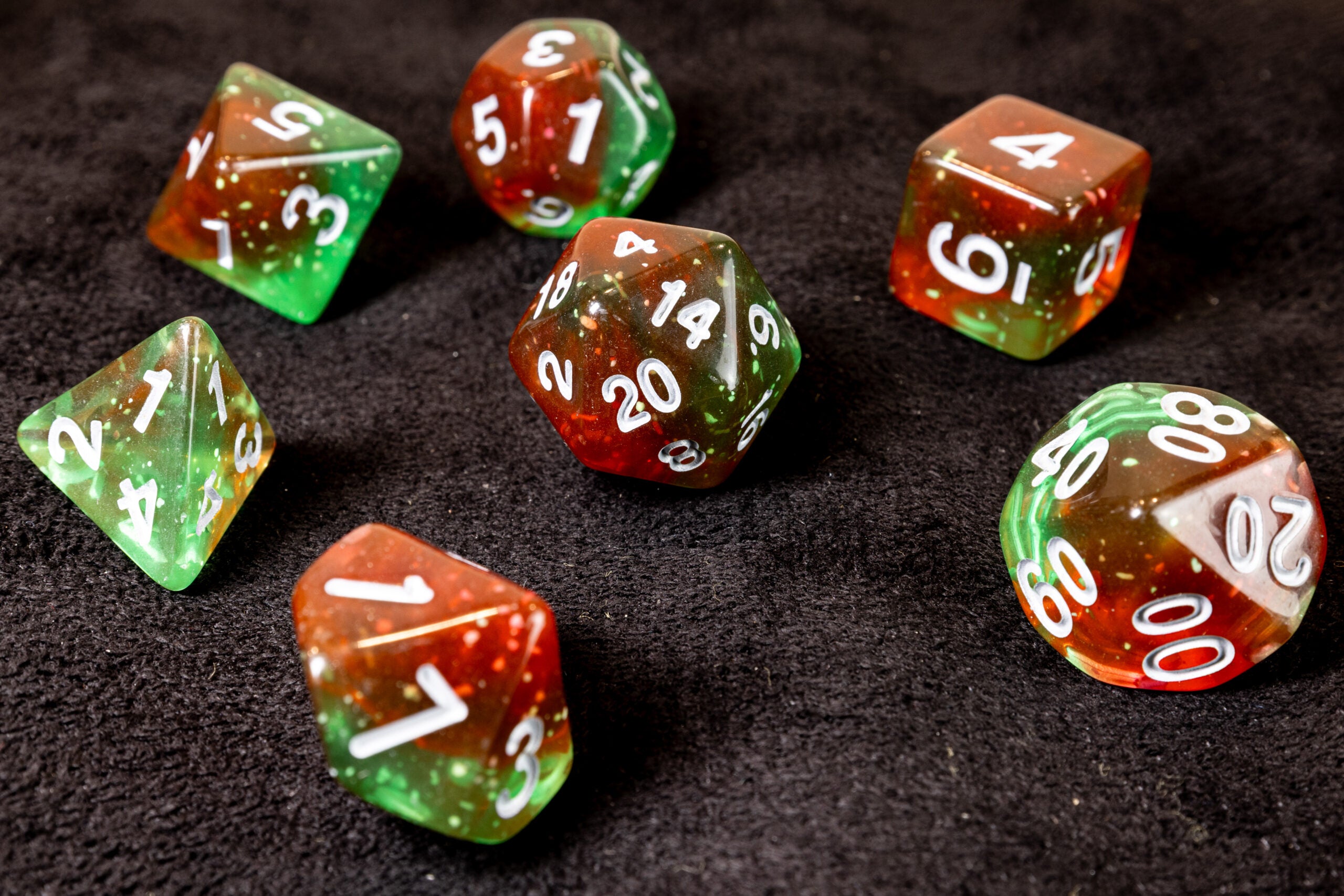 Polyhedral Dice Tube - Lotus image 0