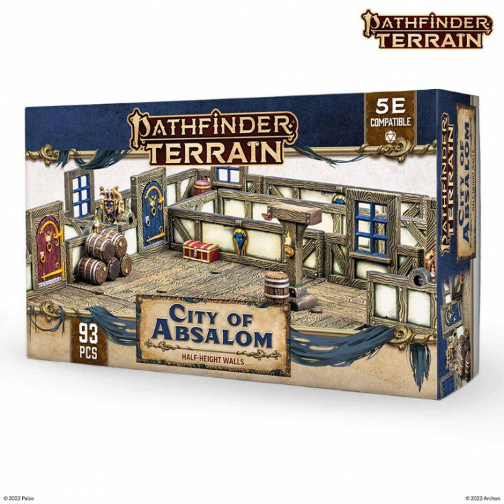 Dungeons & Lasers: Half-Height Walls - Pathfinder Terrain - City of Absalom image 0