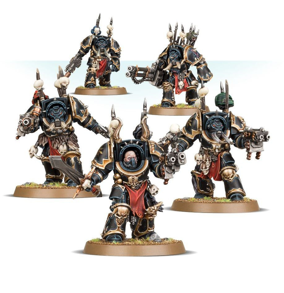 Chaos Space Marines: Chaos Terminator Squad - Warhammer 40,000