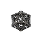 Dragon Hollow Dice Set - Metal/black