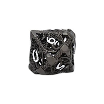Dragon Hollow Dice Set - Metal/black