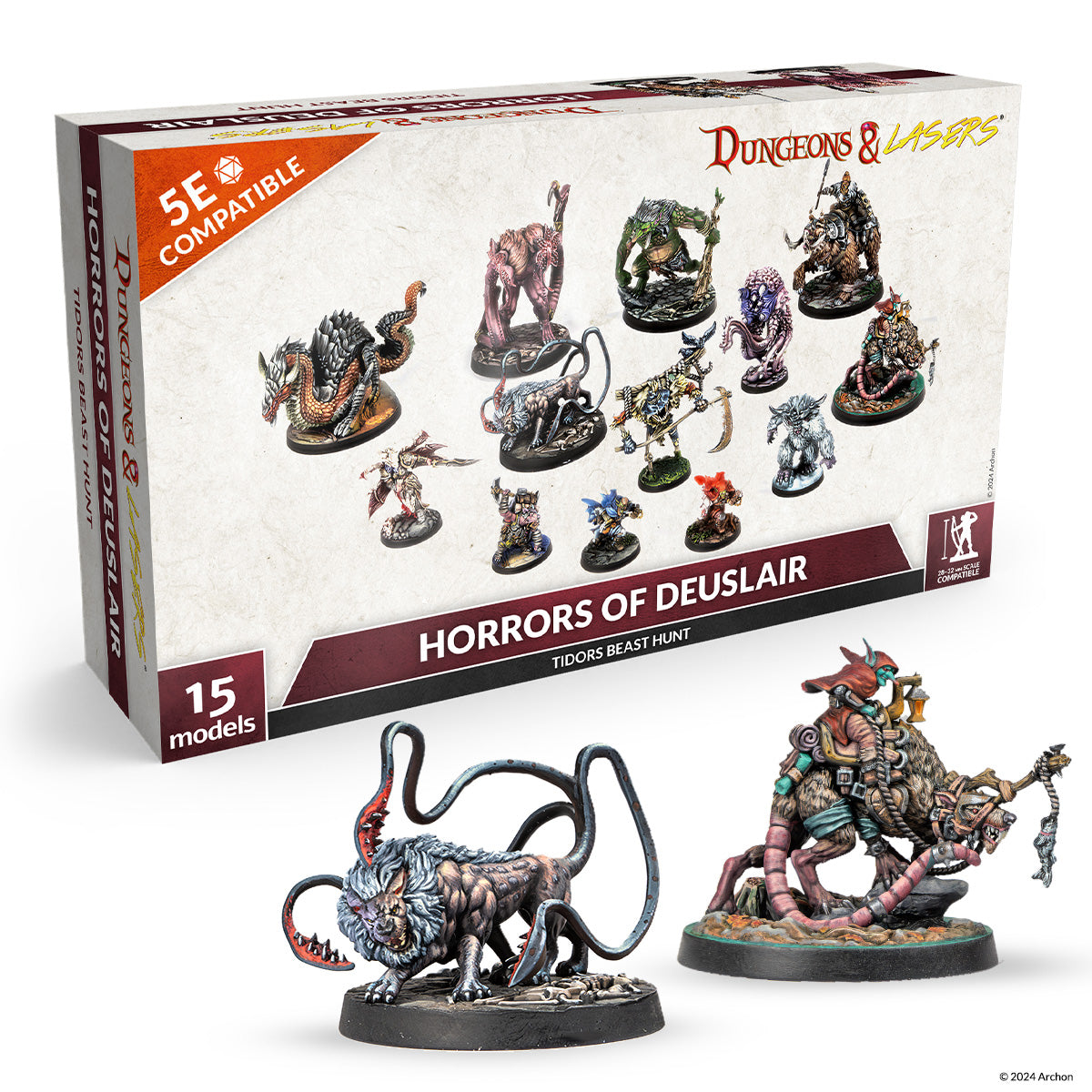 Dungeons & Lasers: Miniatures - Horrors of Deuslair image 0