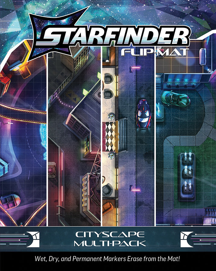 Starfinder RPG: Flip-Mat - Cityscape Multi-Pack image 0
