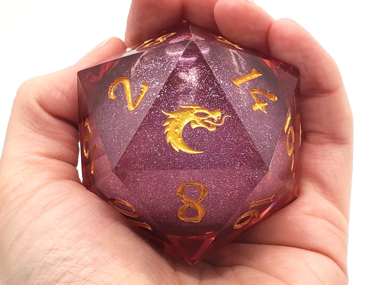 Sharp Edged 55mm D20 - Liquid Infused - Crimson Fury