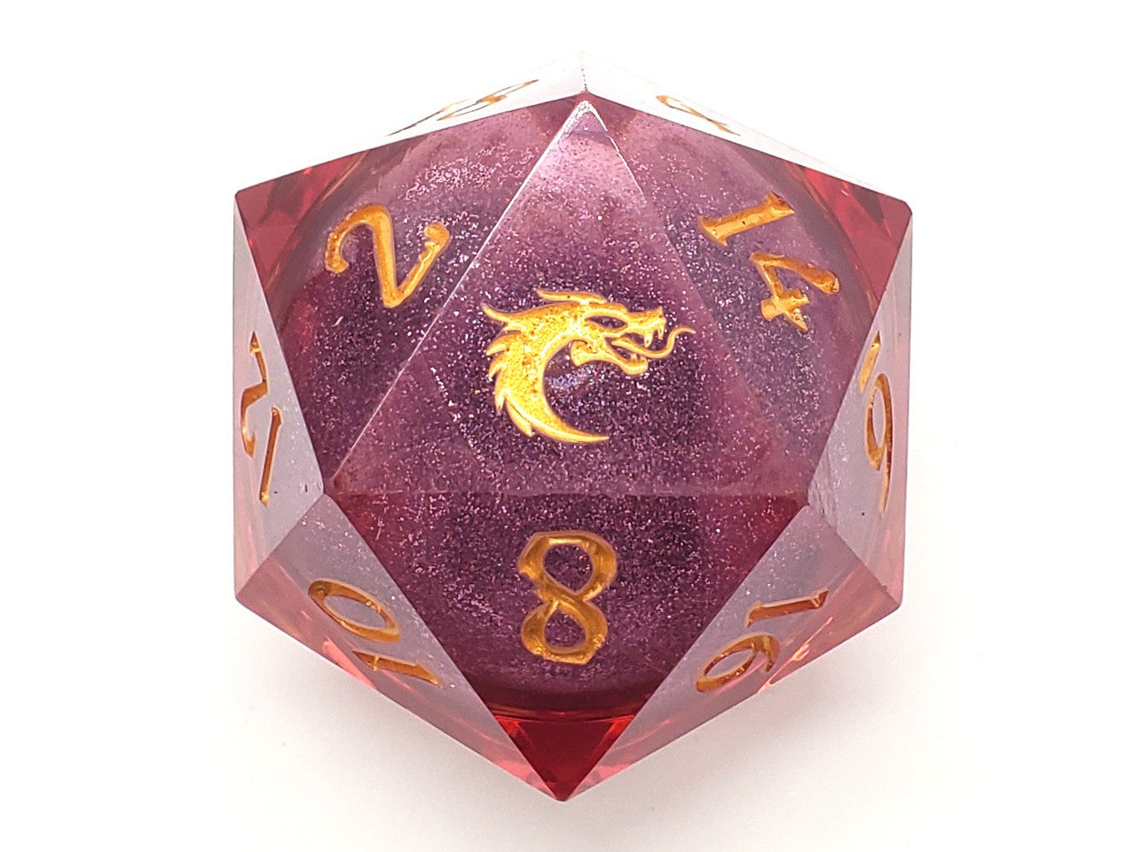 Sharp Edged 55mm D20 - Liquid Infused - Crimson Fury