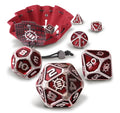 Metal Dice Set: Dragon Red (7) image 0