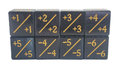Old School Dice: Gemstone +/- Counter Dice