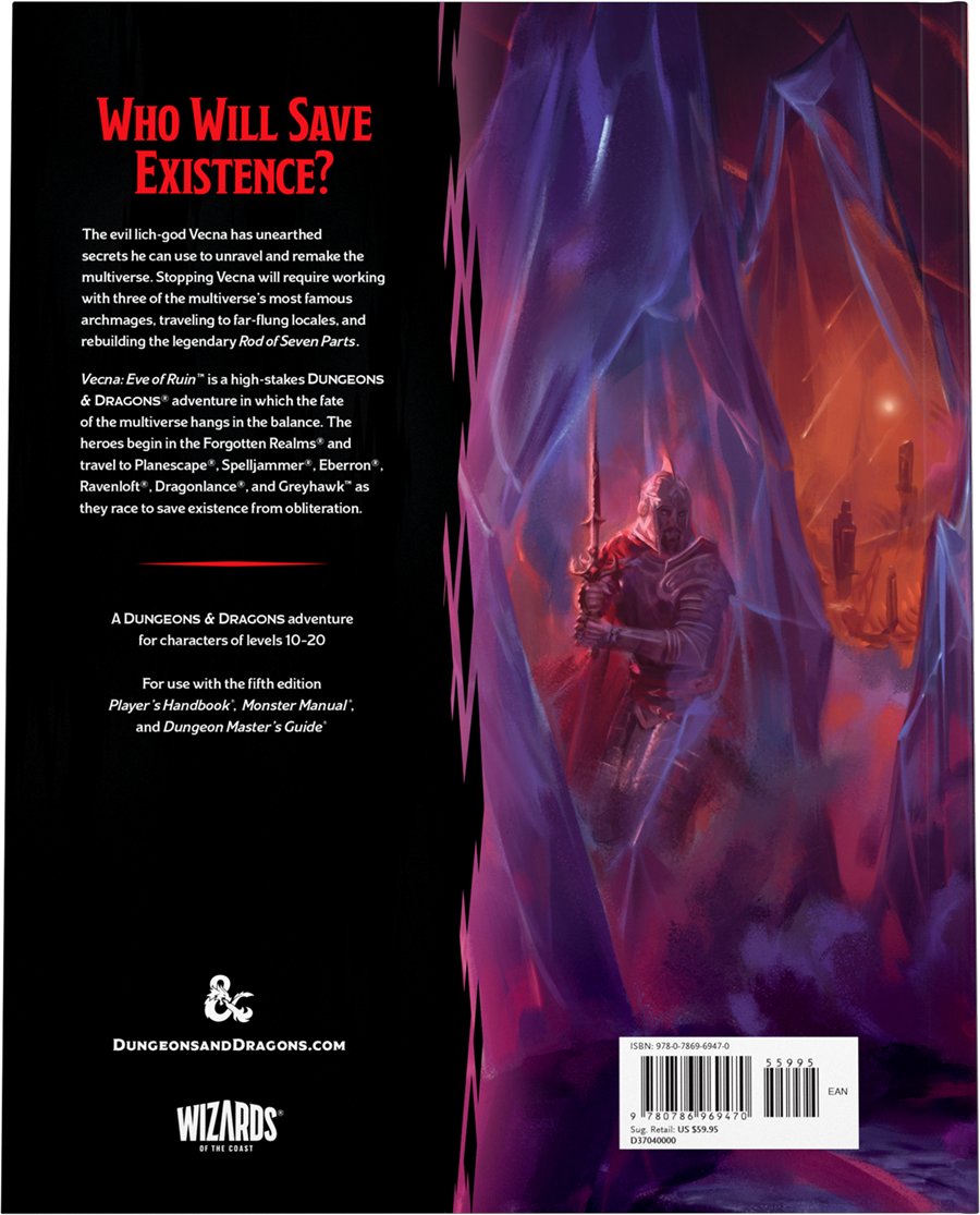 Dungeons & Dragons RPG: Vecna Eve of Ruin Hard Cover image 1