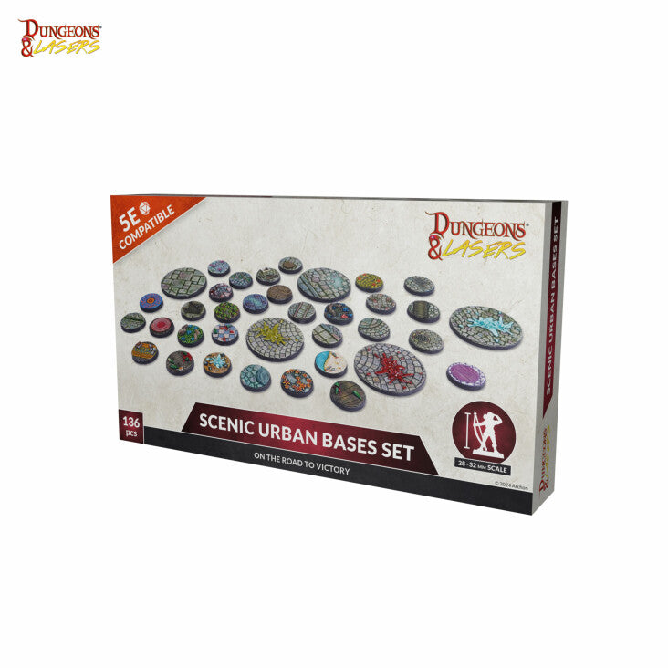 Dungeons & Lasers: Miniatures - Scenic Urban Bases Set image 0