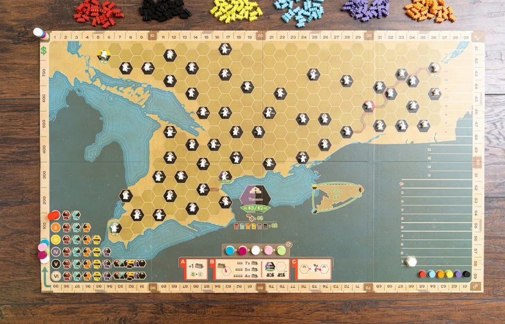 Iron Rail: 2 - Ride The Rails - Australia & Canada Map Expansion