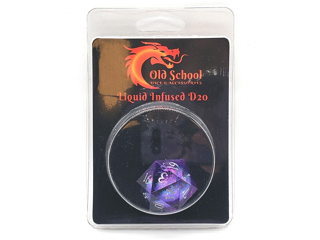 Sharp Edged 22mm D20 - Liquid Infused - Dark Cosmos Fury