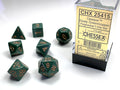 Opaque 7-die Set Dusty Green/copper