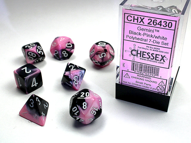 Gemini 7-die Set Black-pink/white