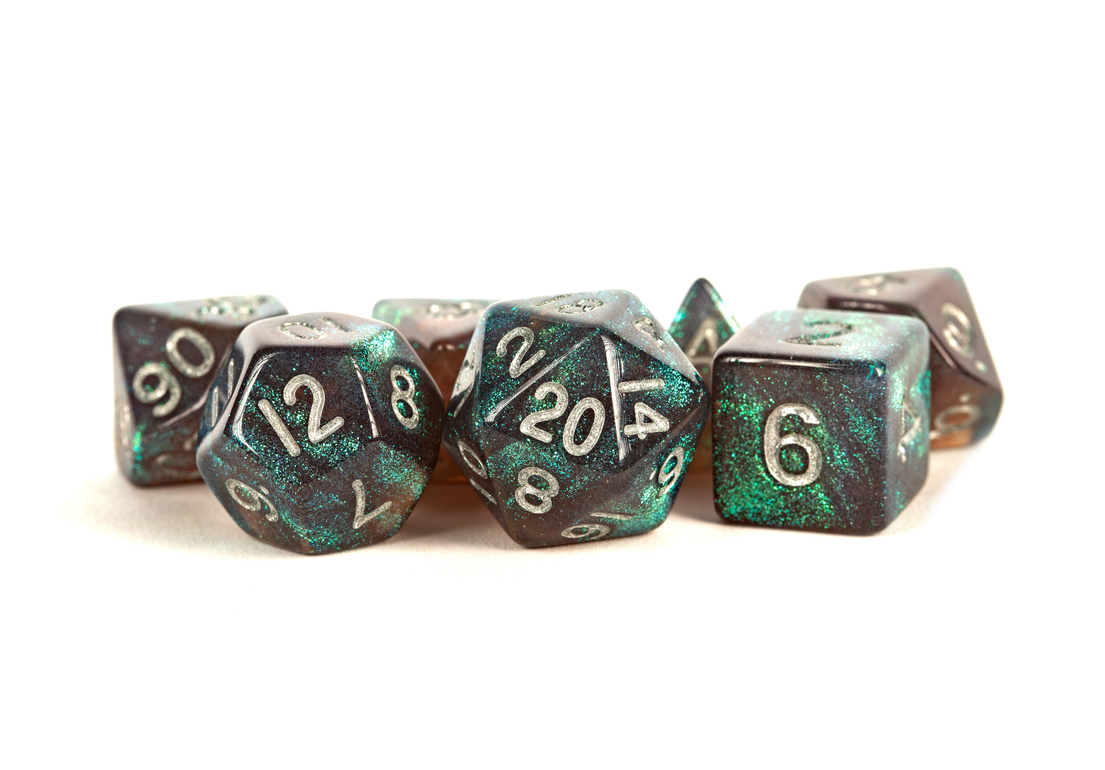 FanRoll Acrylic 7 DICE SET 16mm