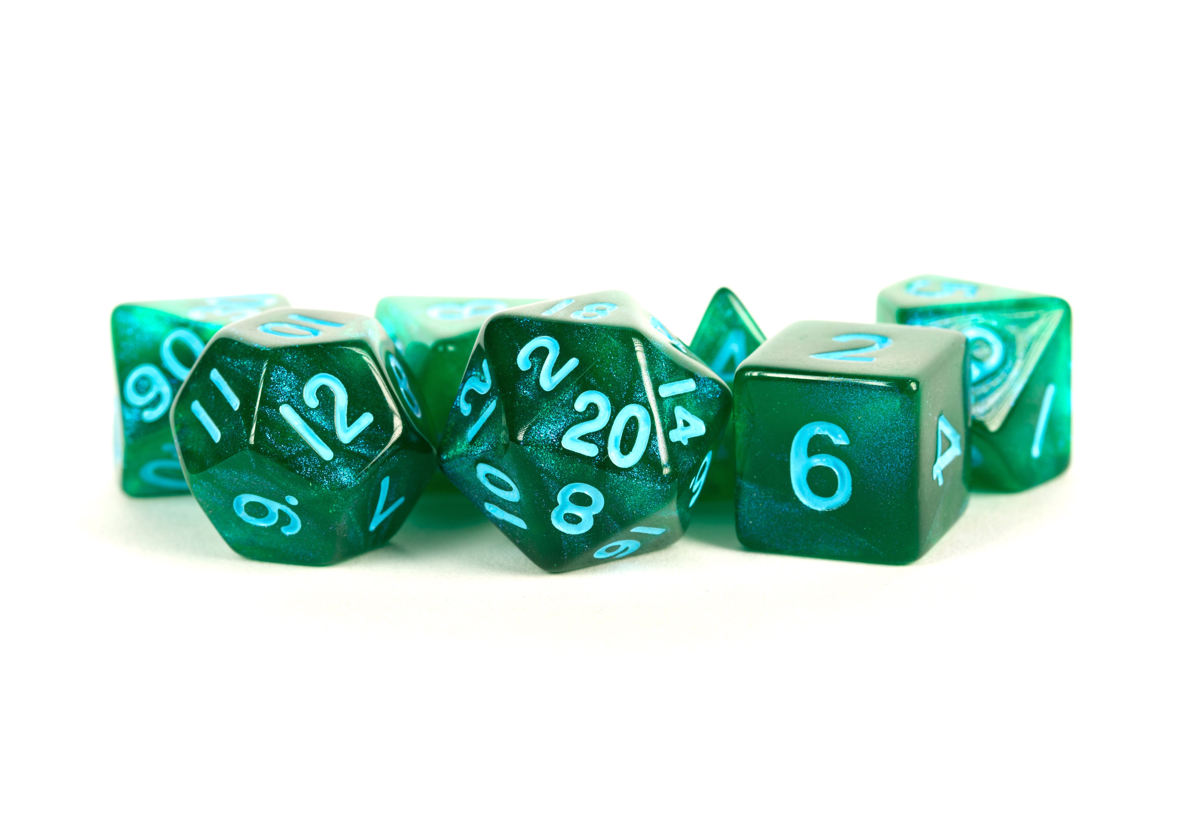 FanRoll Acrylic 7 DICE SET 16mm