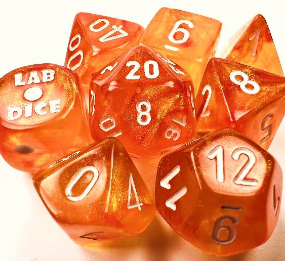 Borealis 7-die Set Blood Orange/white Luminary