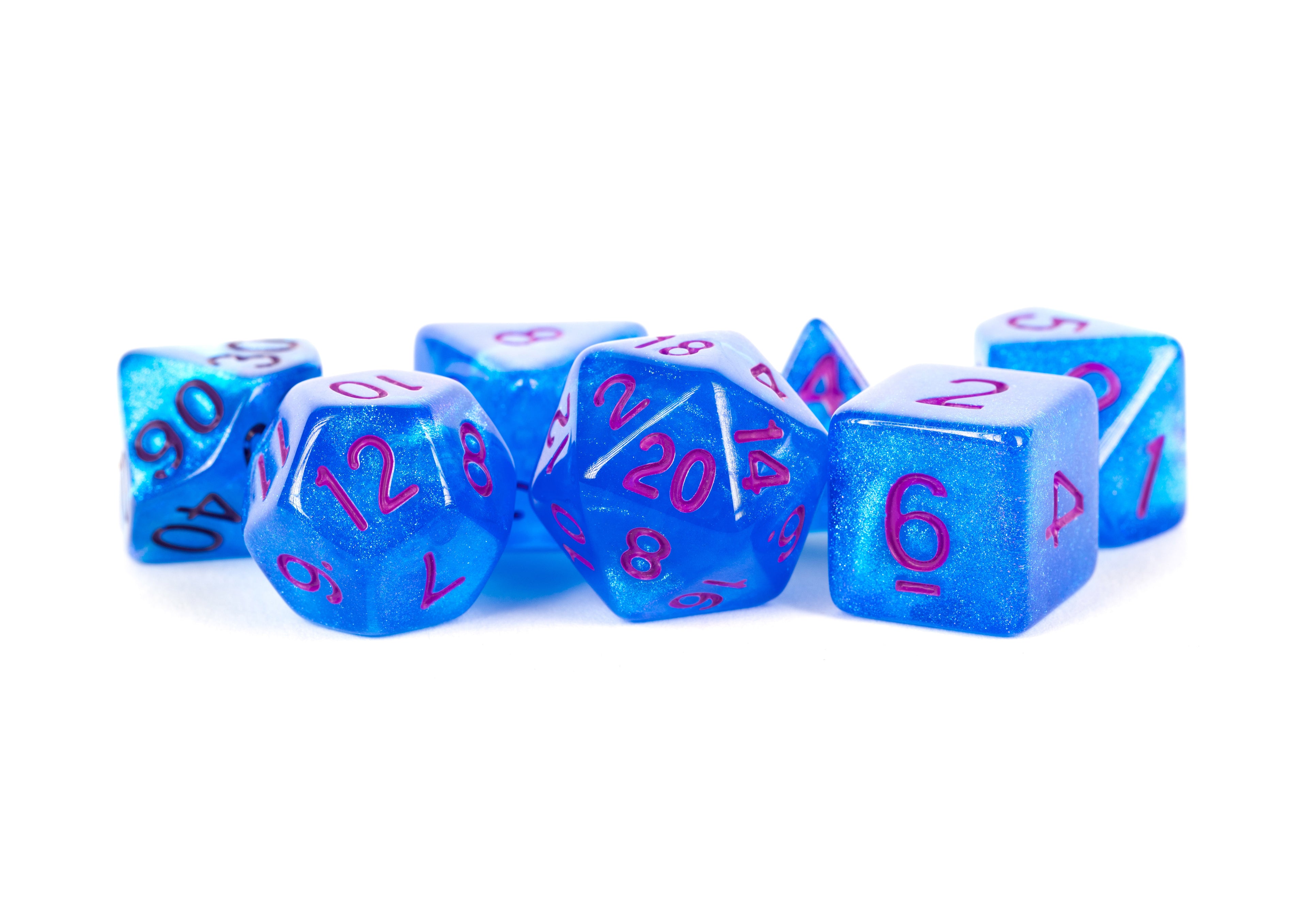 FanRoll Acrylic 7 DICE SET 16mm