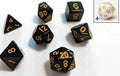 Sirius Dice Black W/ Gold Ink