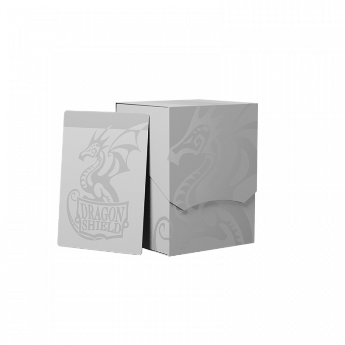 DRAGON SHIELD DECK SHELL ASHEN WHITE