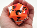 Old School Dice: Silicone 50mm D20