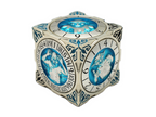 7 in 1 Dice Spinner: Dice Goblin Silver w/ Teal